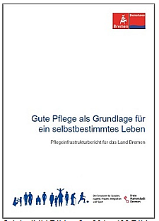 Deckblatt des Pflegeinfrastrukturberichtes